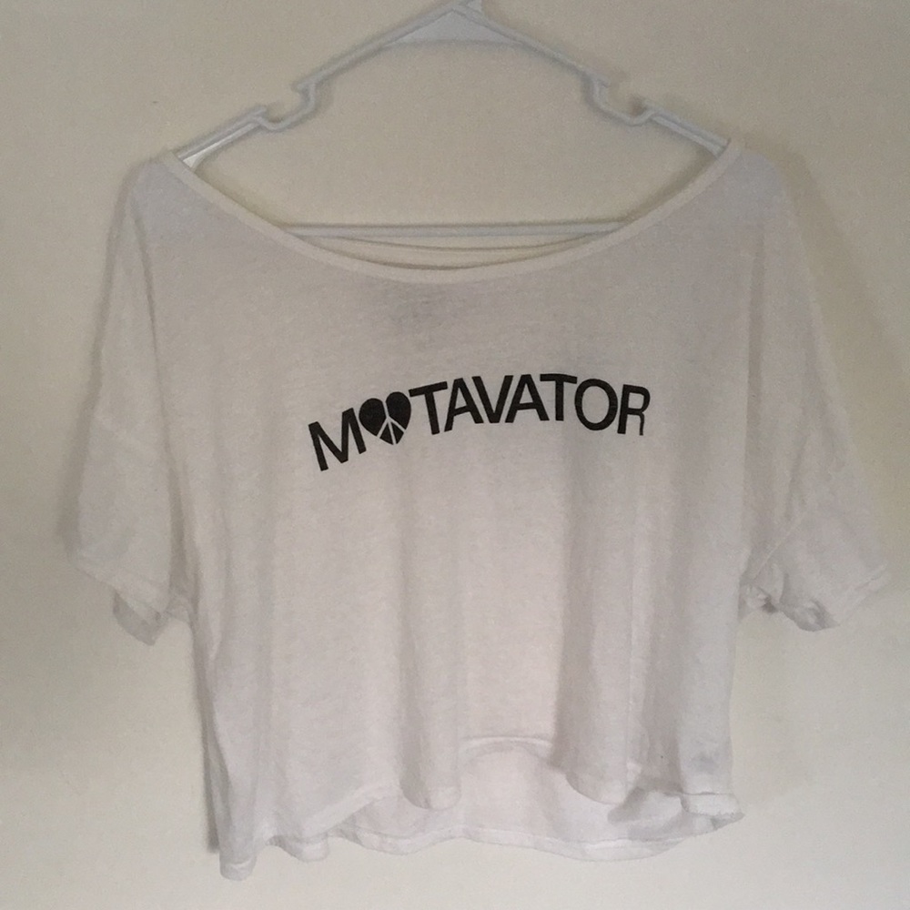 Bethany Mota White Motivator Tee Shirt